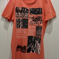 Оранжева тениска KENVELO, снимка 1 - Тениски - 35903899