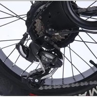 Електрически фатбайк с предно и задно окачване, Shimano, 3010, снимка 6 - Велосипеди - 41993370