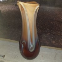 Страхотна голяма ваза Мурано, снимка 6 - Антикварни и старинни предмети - 34507679