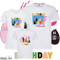 Семейни тениски за рожден ден, снимка 3 - Други - 41188122