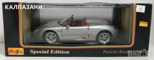 Maisto Porsche Boxster 1:18 Метална количка 090159318002, снимка 1