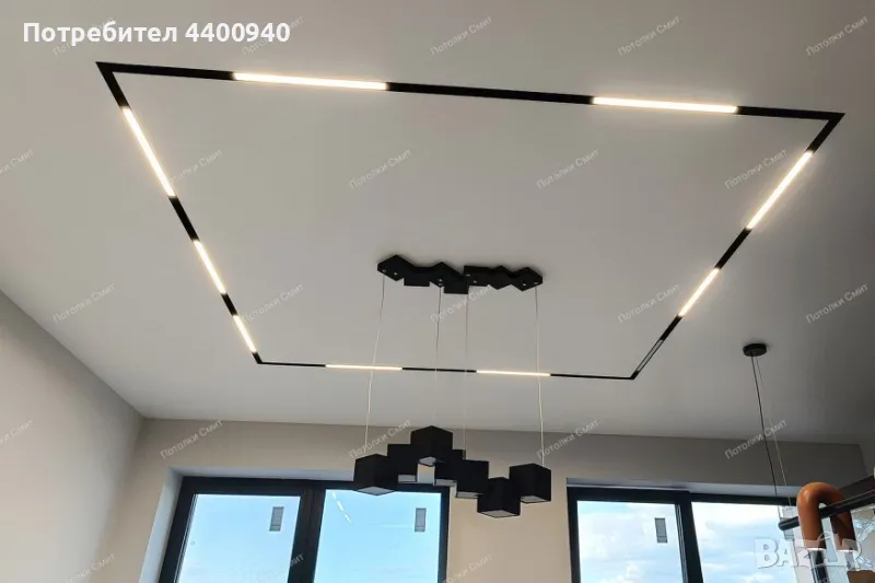 Опънати тавани опънат таван натяжные потолки във Българи Варна, Бургая Варна, Бургас, София, Пловдив, снимка 1