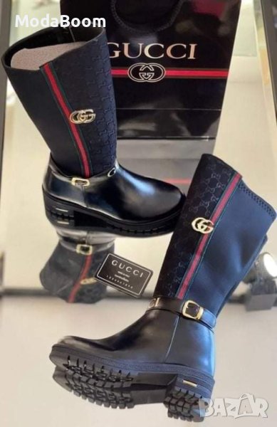 Луксозни дамски ботуши Gucci , снимка 1