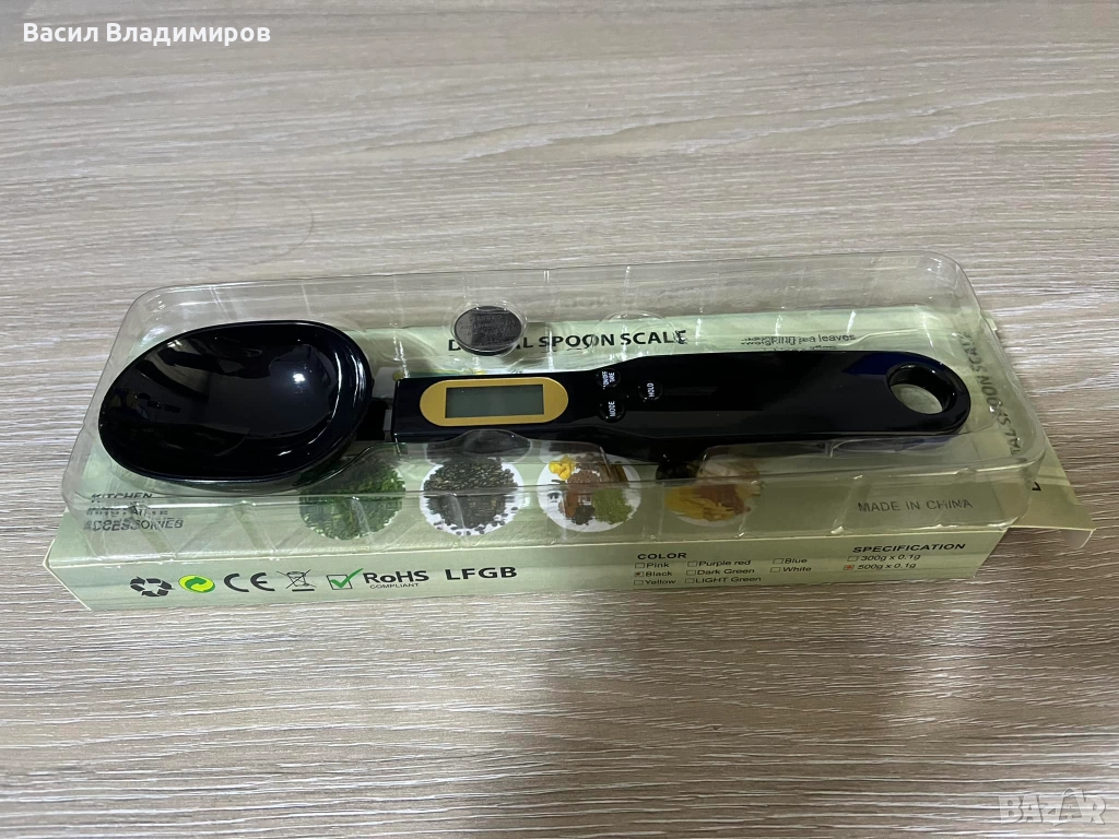 Дигитална мерителна лъжица с LСD диcплeй, снимка 1