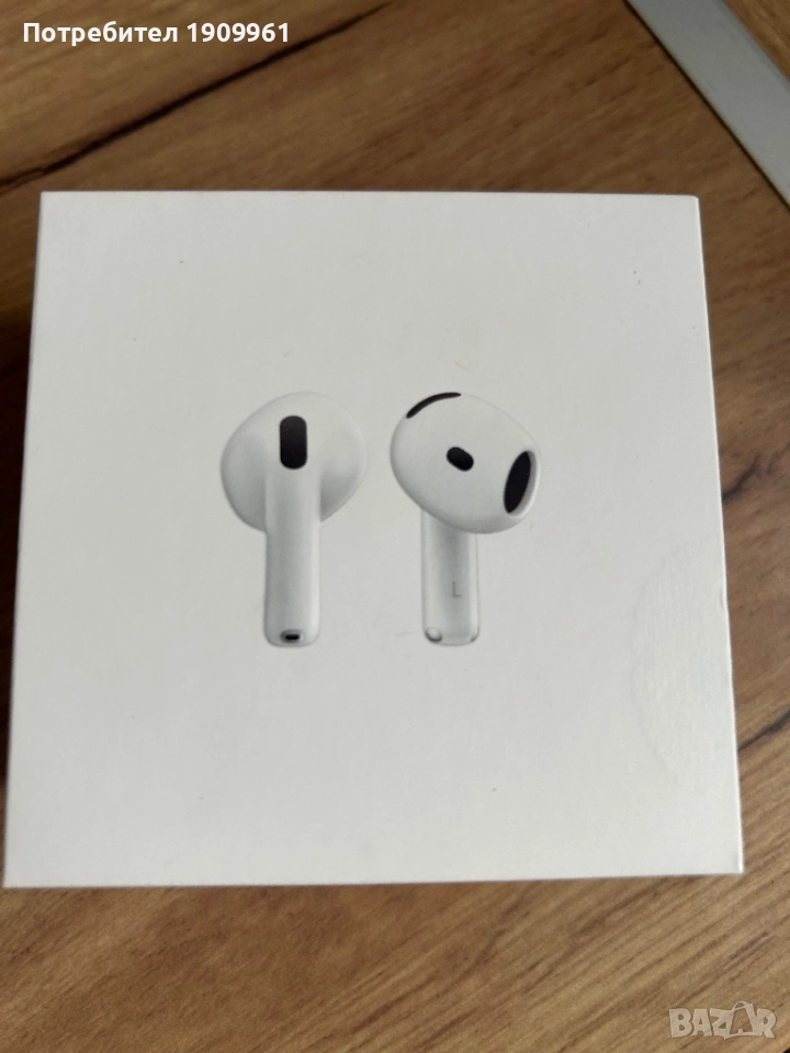 Слушалки Apple Airpods 4, снимка 1