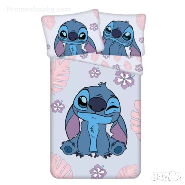 Спален комплект Лило и Стич, 100% памук, 2 части, 140x200 см, снимка 1