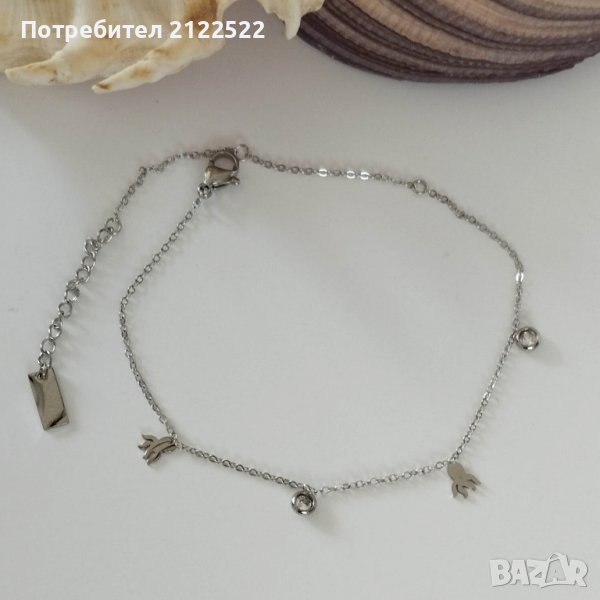 Гривни за крак от неръждаема стомана, снимка 1