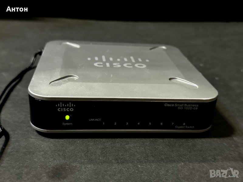  Cisco SG 100D-08 8-Port Desktop Gigabit Switch, снимка 1