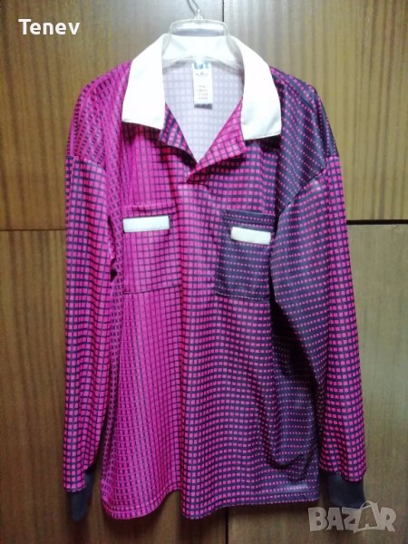 Adidas Vintage Retro оригинална съдийска тениска фланелка трико от 90те , снимка 1