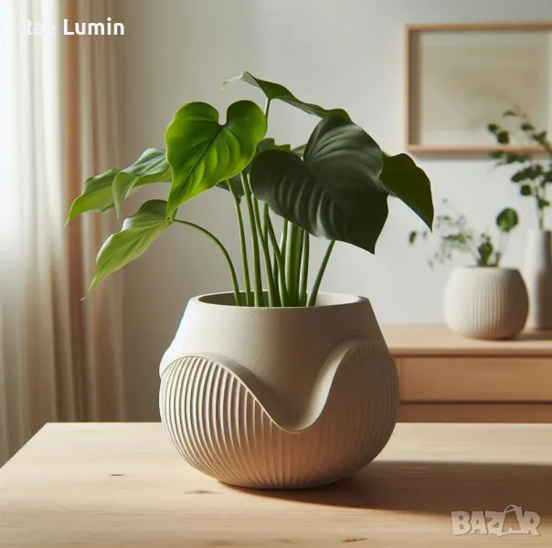 Кашпа – релефни вълни, снимка 1