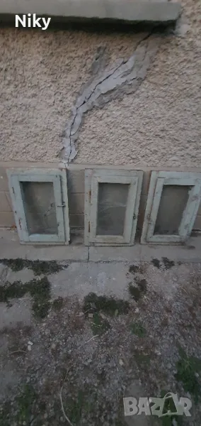 Малки дървени прозорчета 80х40 , снимка 1