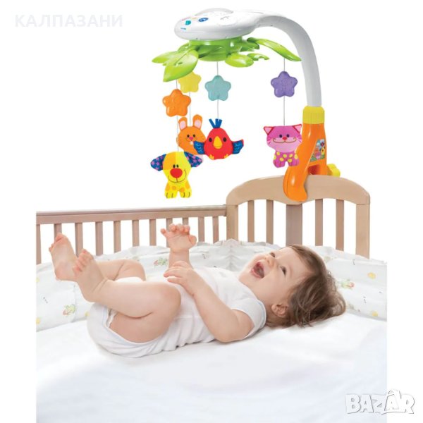 WINFUN Въртележка за над легло с музикална лампа прожектор 845, снимка 1