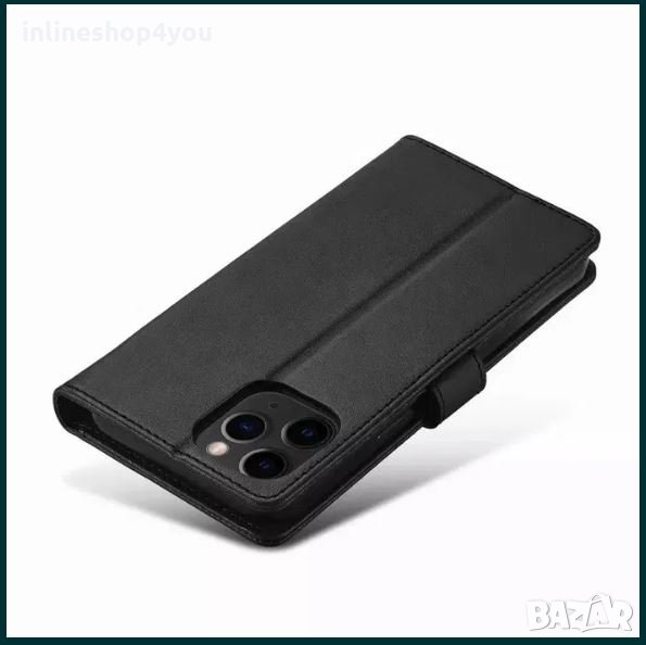 Кожен Калъф Тефтер за Apple iPhone 12 / 12 Pro / 11 Pro / XS / X / 360, снимка 1