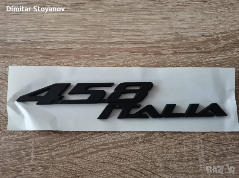 Емблема Надпис Ферари Ferrari 458 Italia, снимка 1