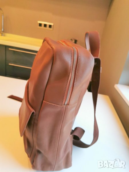 Естествена кожа чанта раница  размер 40/27, снимка 1