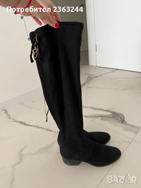 Черни ботуши Zara, снимка 1