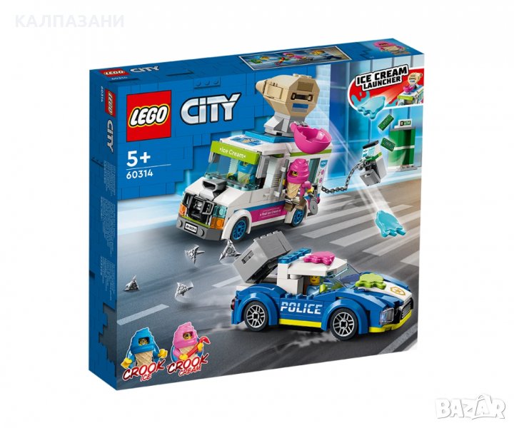 LEGO® City Police 60314 - Полицейско преследване с камион за сладолед, снимка 1