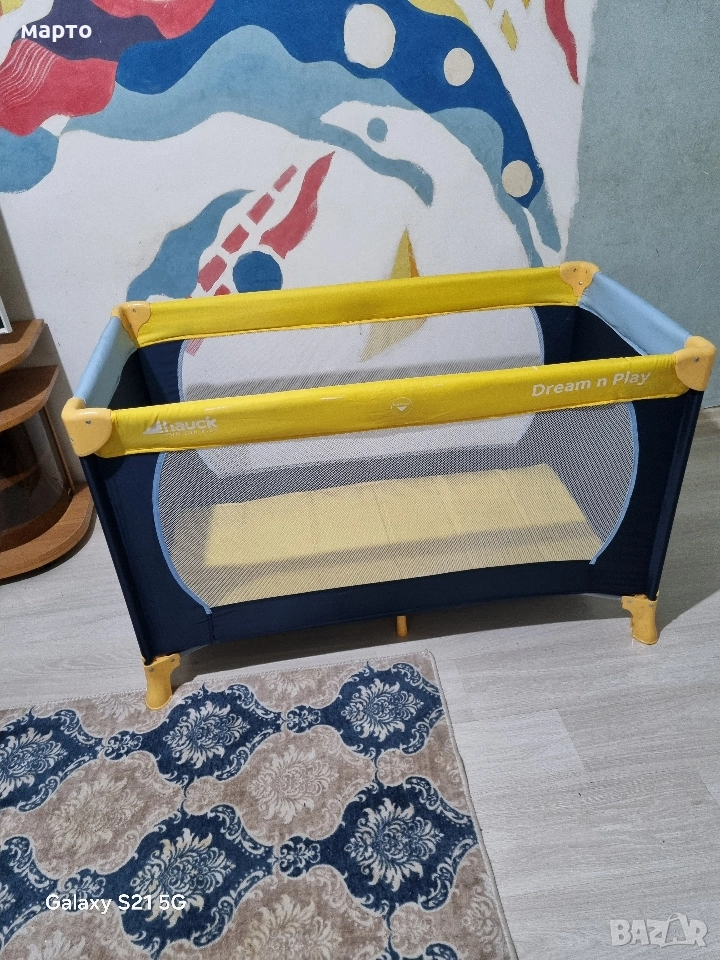 детска сгъваема кошара Hauck, снимка 1