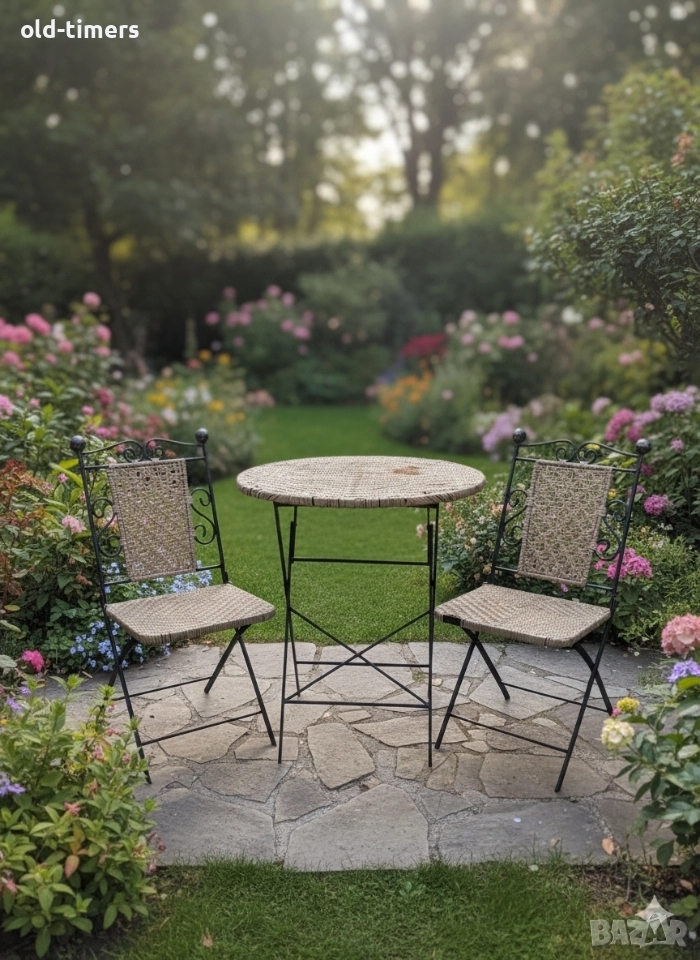 Рустикални градински мебели , снимка 1