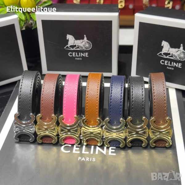 колани от естествена кожа в кутия celine, снимка 1