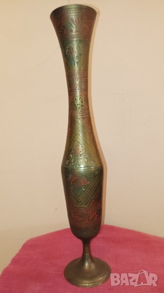 Стара месингова ваза Индия. , снимка 1