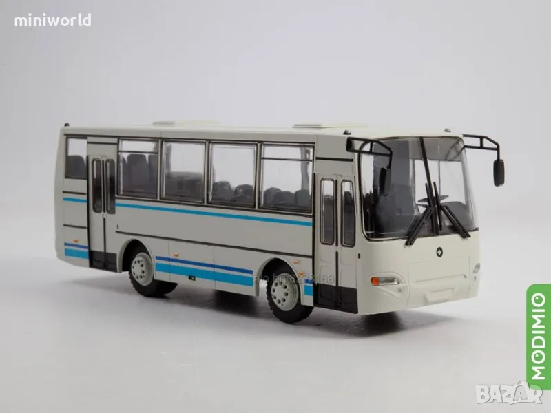 ПАЗ 4230 Аврора градски автобус - мащаб 1:43 на Наши Автобуси моделът е нов в блистер, снимка 1