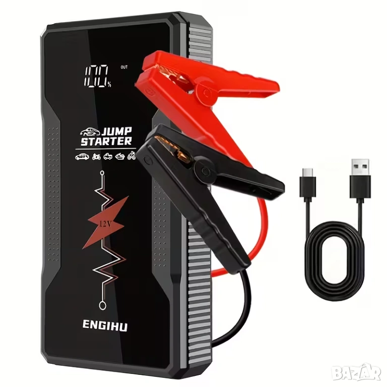 1200A Стартерно устройство за подпомагане акумулатора на автомобила , снимка 1