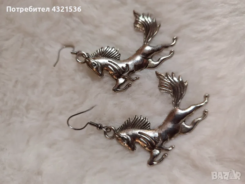 Обеци с коне, снимка 1