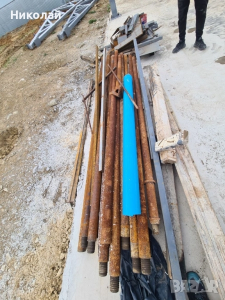 Сондажни лостове 63мм,с дължина 3 метра, снимка 1
