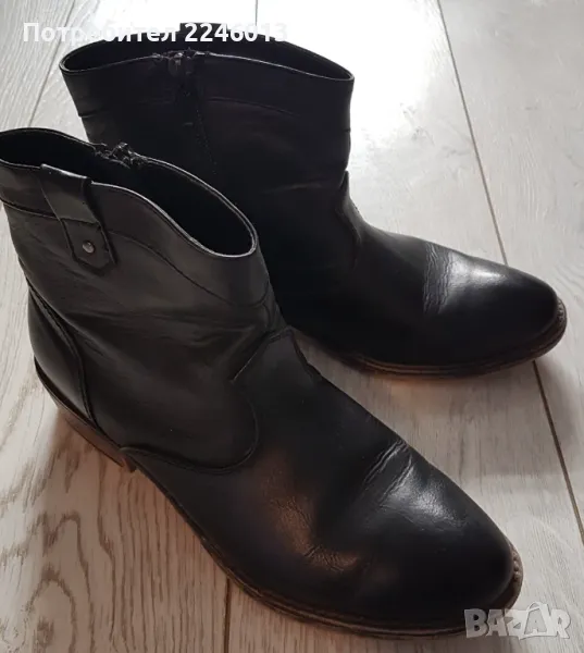 Боти естествена кожа-35номер, снимка 1
