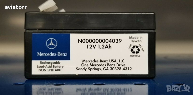 Акумулаторна батерия 12V 1.2A за MERCEDES-BENZ, снимка 1