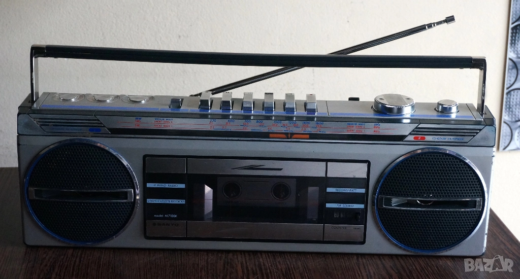 Два малки касетофона Саньо и Панасоник-сервизирани!, снимка 1