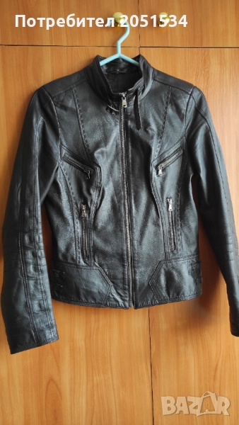 Дамско кожено яке естествена кожа, снимка 1