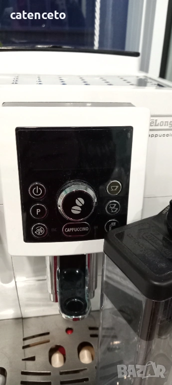 Делонги кафе автомат бяла, отлична, снимка 1