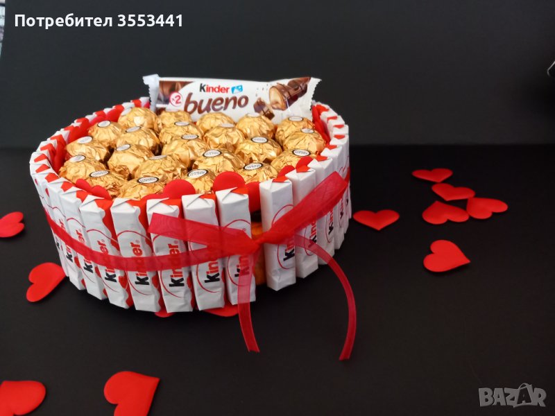 Киндер Кутия с бонбони Ferrero Rocher -65 лв или Raffaello-55 лв по желание може да е а различен вид, снимка 1