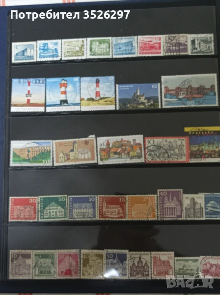 Пощенски марки на тема - архитектура, снимка 1