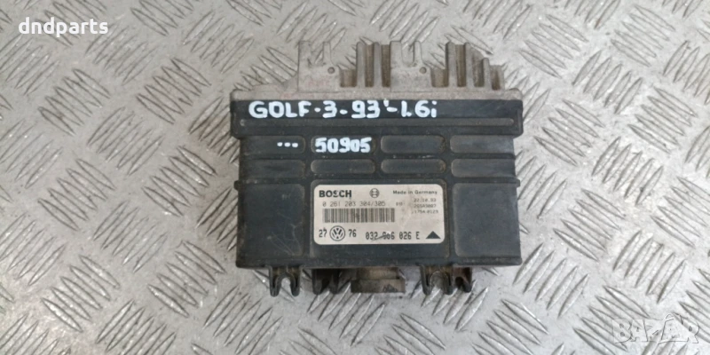 Компютър VW Golf 3 1.6i 1993г. 032906026E 0261203304 , снимка 1