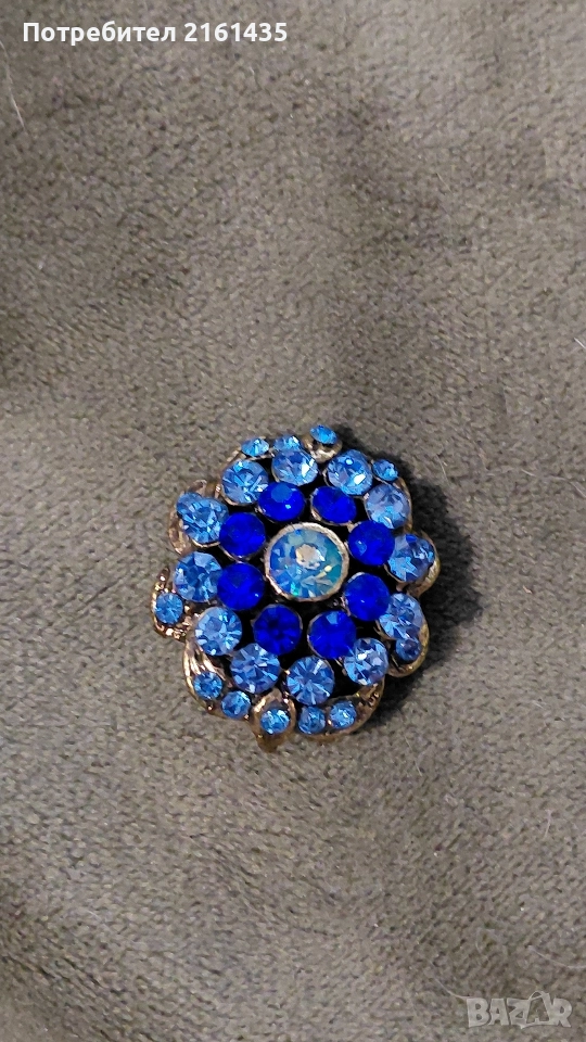 Прекрасна ретро брошка на Яблонекс Чехословакия от 60-те години на миналия век , снимка 1