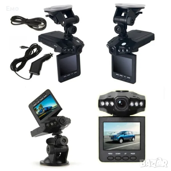 DVR H198 - рекордер за автомобил Cycle recording функция ABS пластмаса - 3Mpx AC12, снимка 1