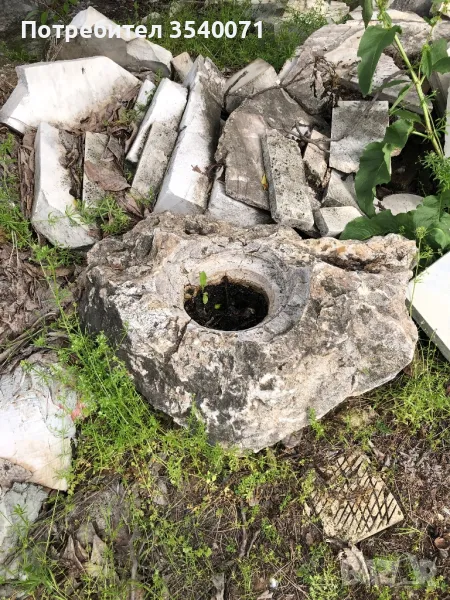 Саксия от естествен камък, снимка 1