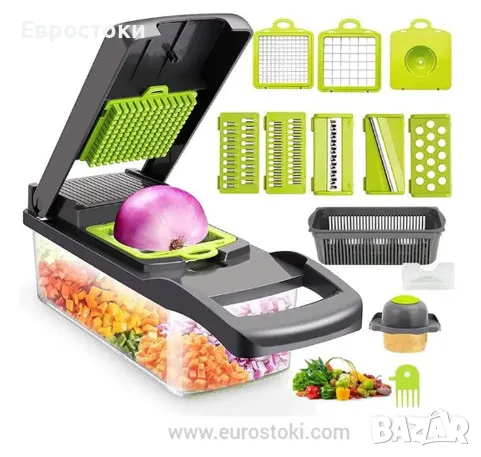 Мултифункционална резачка за зеленчуци 15 в 1, кухненско ренде, снимка 1
