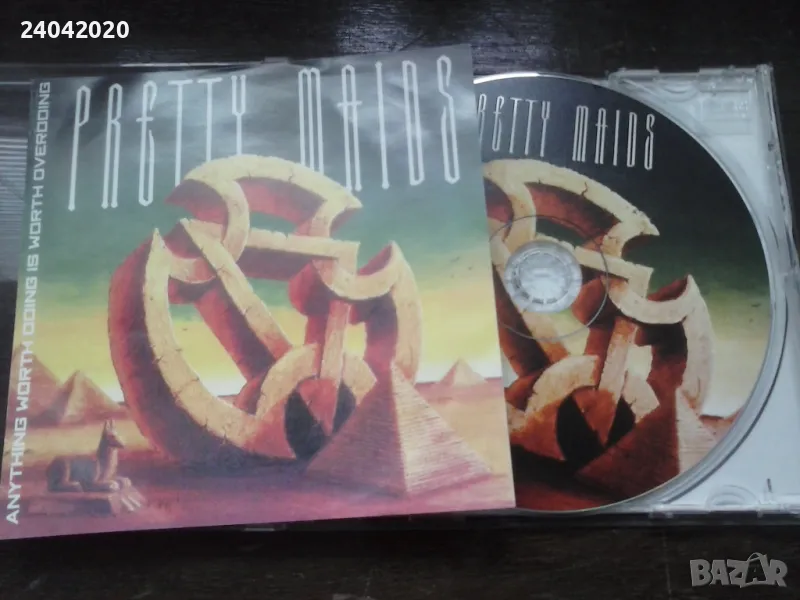 Pretty Maids – Anything Worth Doing Is Worth Overdoing матричен диск, снимка 1