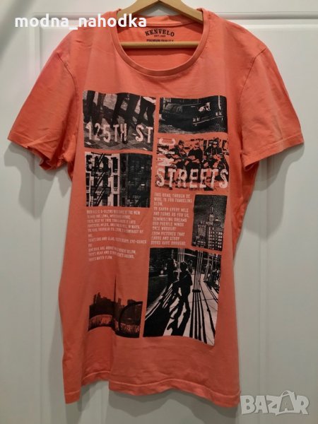 Оранжева тениска KENVELO, снимка 1