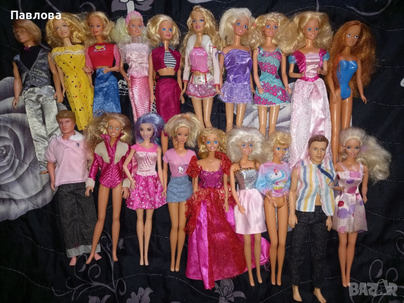 Голяма колекция от кукли барби, снимка 1