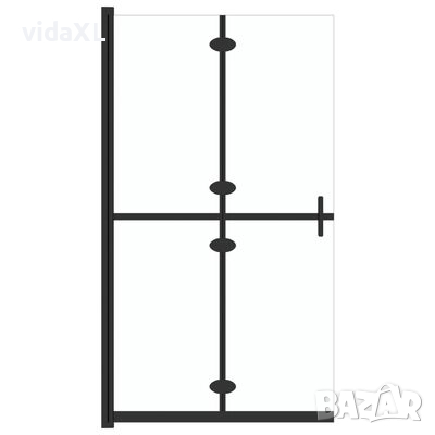 vidaXL Сгъваема стена за душ с прозрачно ESG стъкло, 70x190 см（SKU:151180, снимка 1