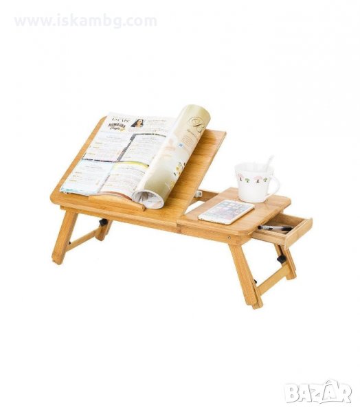 БАМБУКОВА МАСИЧКА ЗА ЛАПТОП С USB ОХЛАДИТЕЛ - код 1839, снимка 1