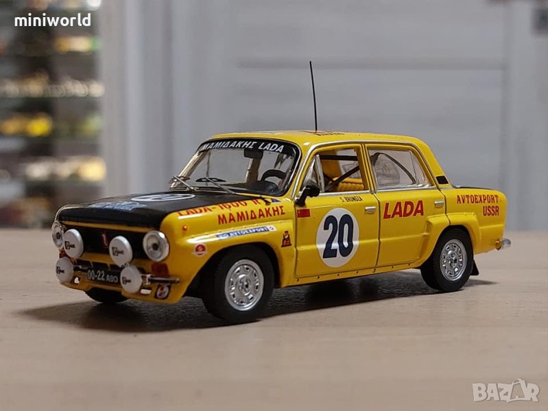 ВАЗ 21011 рали Акрополис 1978 - мащаб 1:43 на IXO моделът е нов в PVC дисплей-кейс, снимка 1