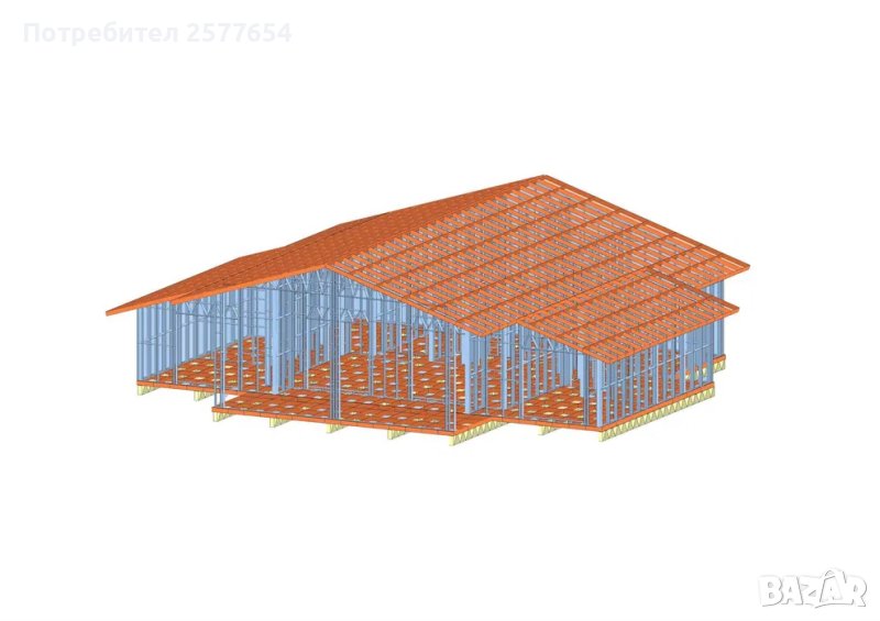 Къща,Бунгало,Преместваема къща,Сглобяеми къщи,Модулни,Жилищни-224м2 , снимка 1