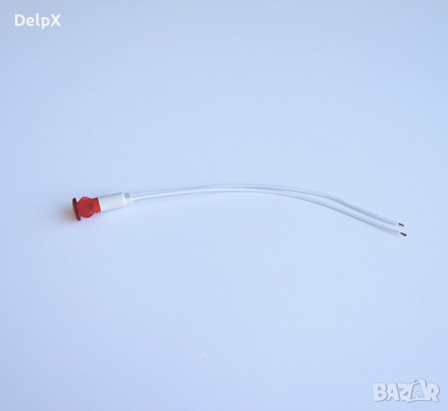 Индикаторна глим лампа за бойлер плафон цветна 220V Ф10mm, снимка 1