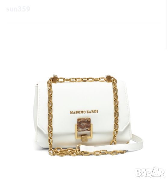 Бяла чанта Massimo Zardi , снимка 1